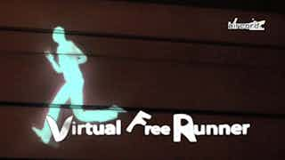 Screenshot of virtual free runner