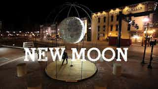 Screenshot of NEW MOON: an interactive moon sculpture