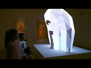 Screenshot of "JACK", Projection Mapping Sculpture
